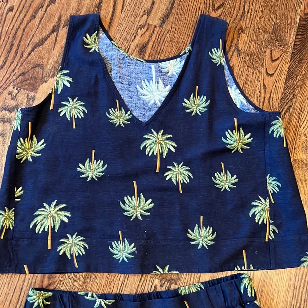 Loft beach coordinated set size XL linen blend - Picture 3 of 6